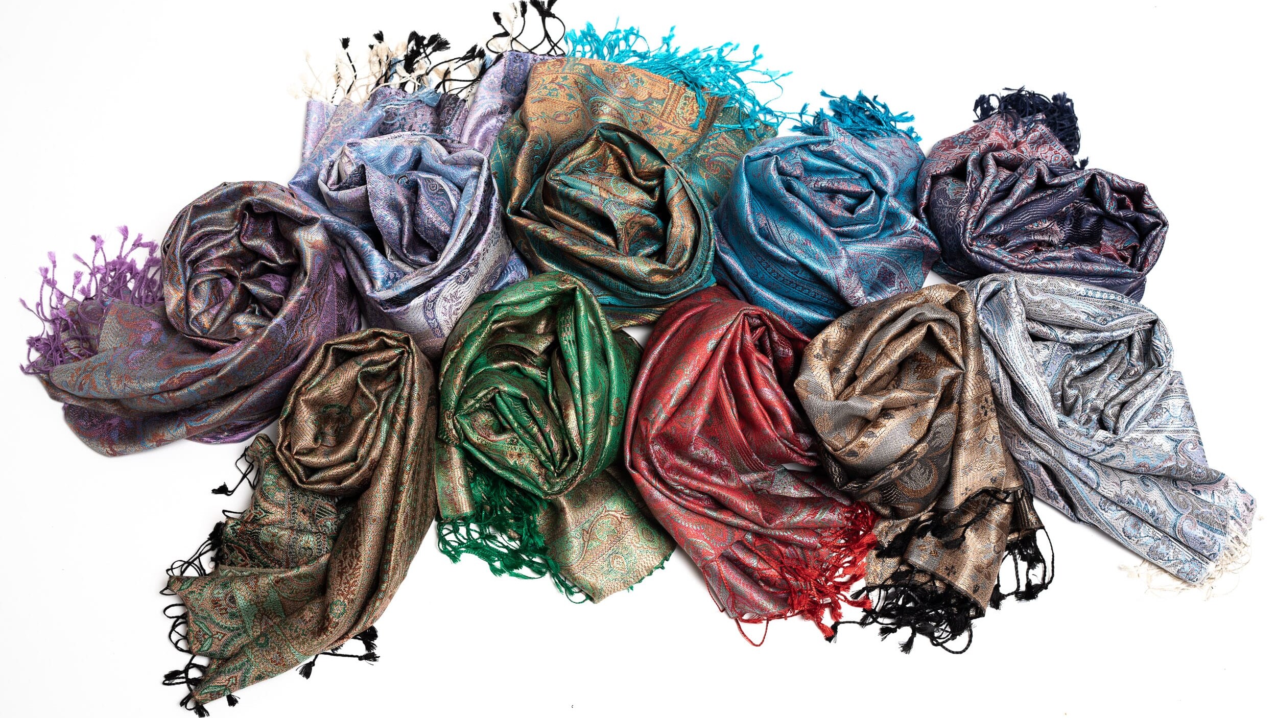 Produktfotografie Gorgeous Shawls Seidenschal Model - ElfiRASSER